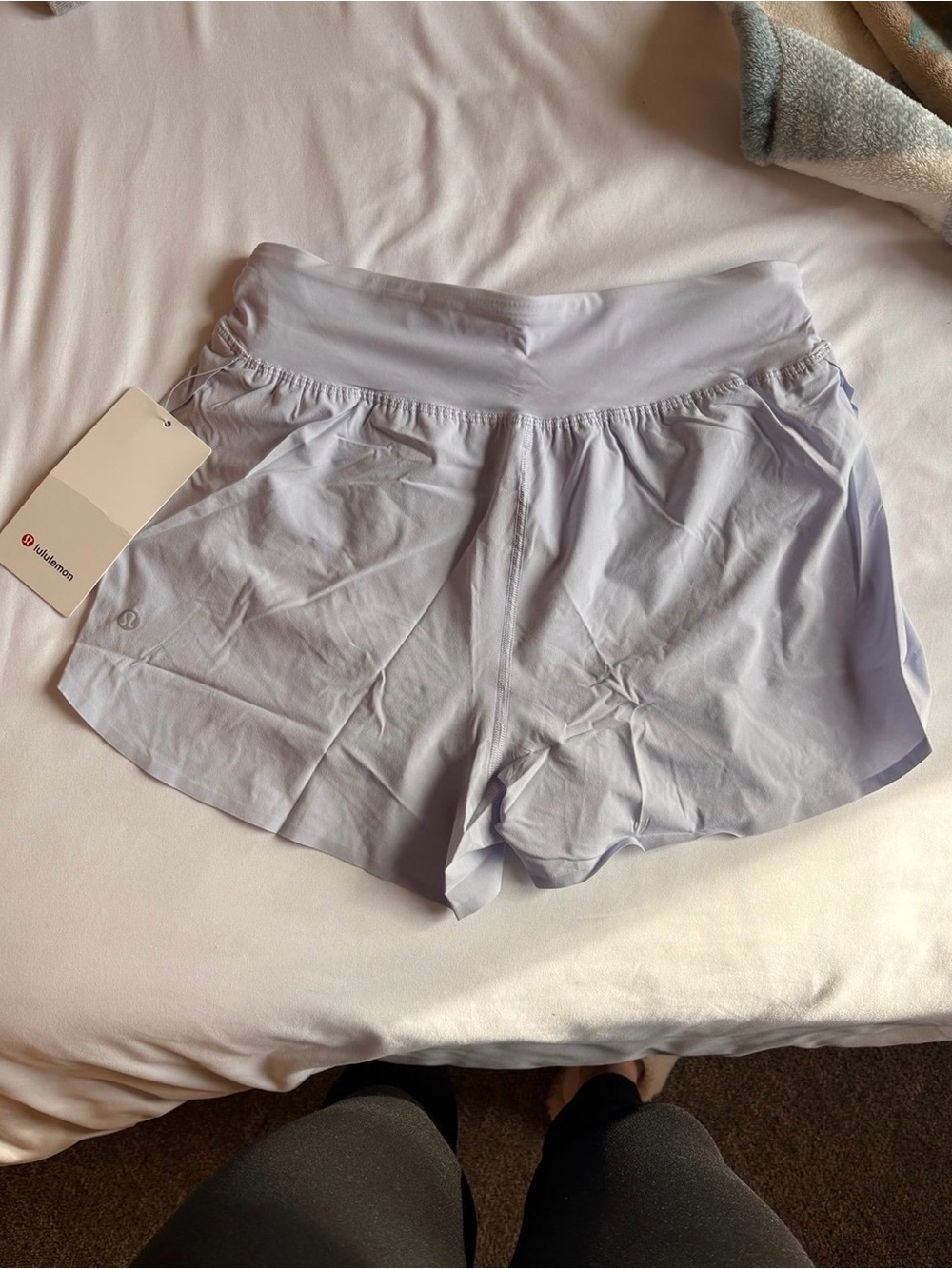 lululemon athletica Serene Blue Athletic Shorts
